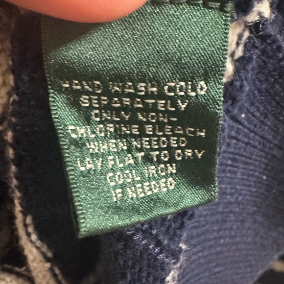 Ralph Lauren women’s blue sweater size large - Picture 7 of 7